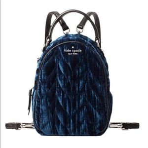 Kate Spade briar lane mini backpack in nightcap blue